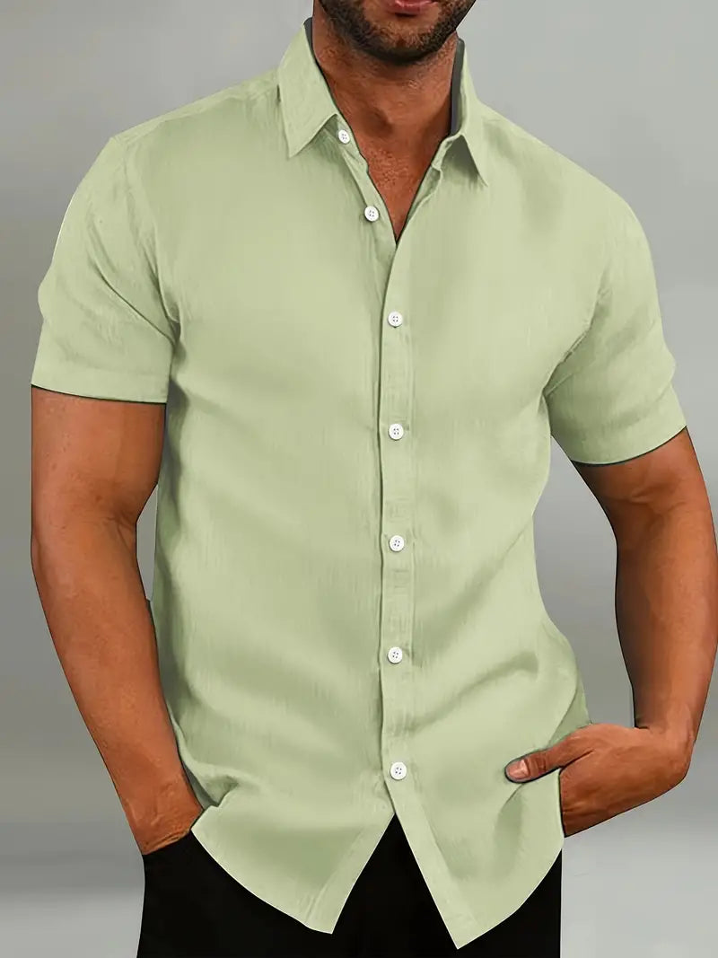 Men's Short Sleeve Casual Shirt