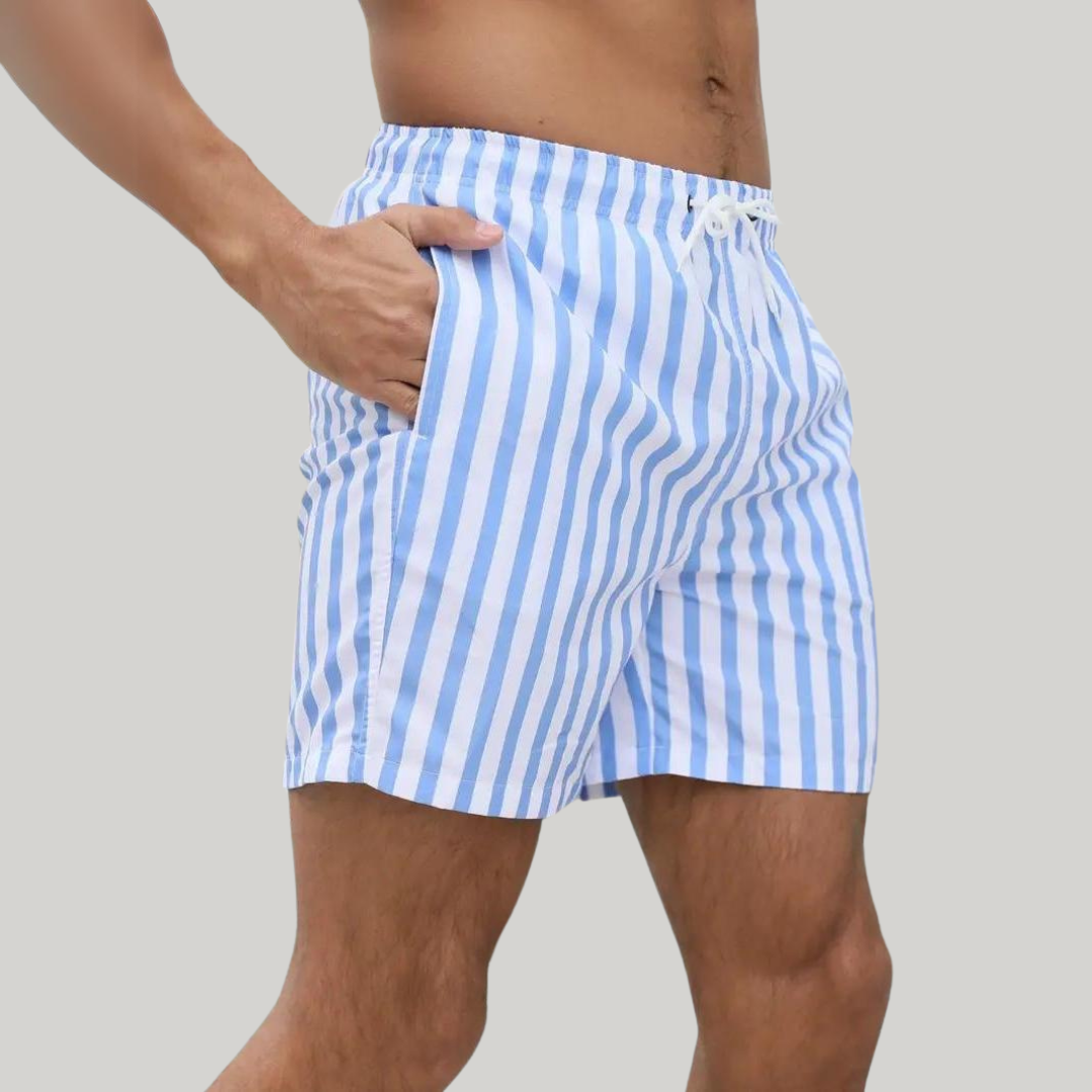Men's Swim Shorts | Vertical Stripe
