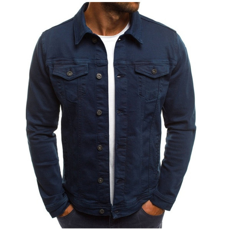 Denim Jacket | Classic Button Front with Flap Pockets