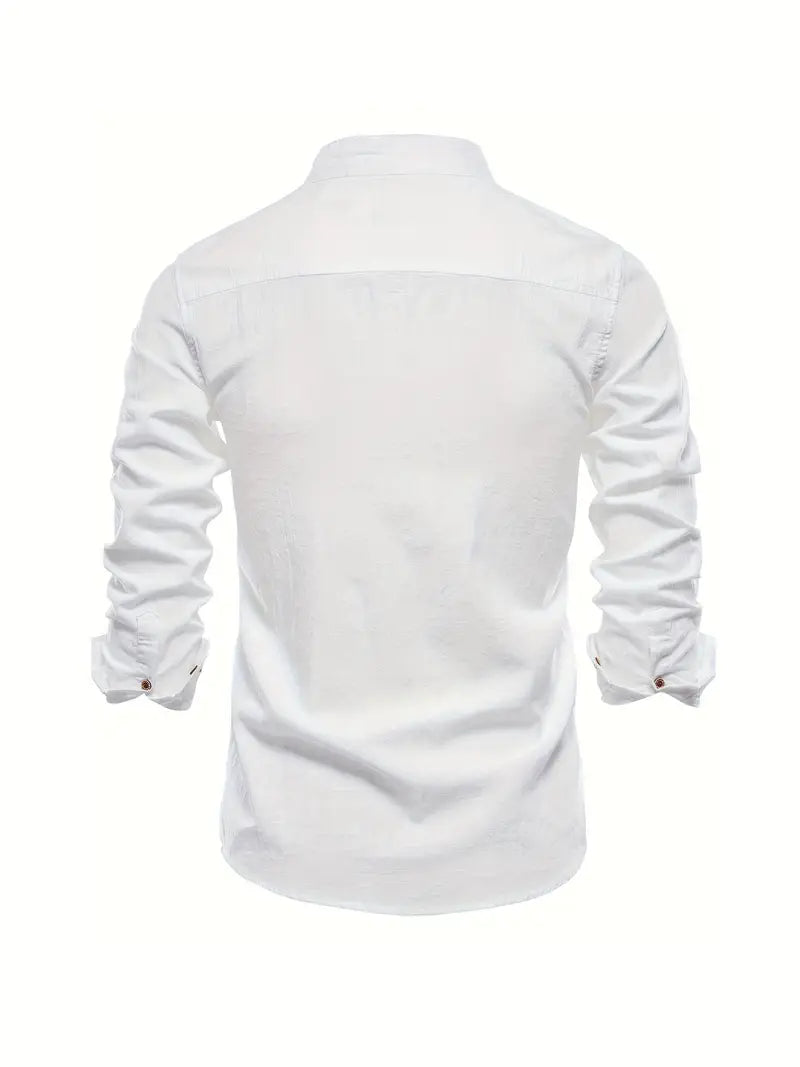 Men's Long Sleeve Slim Fit Shirt