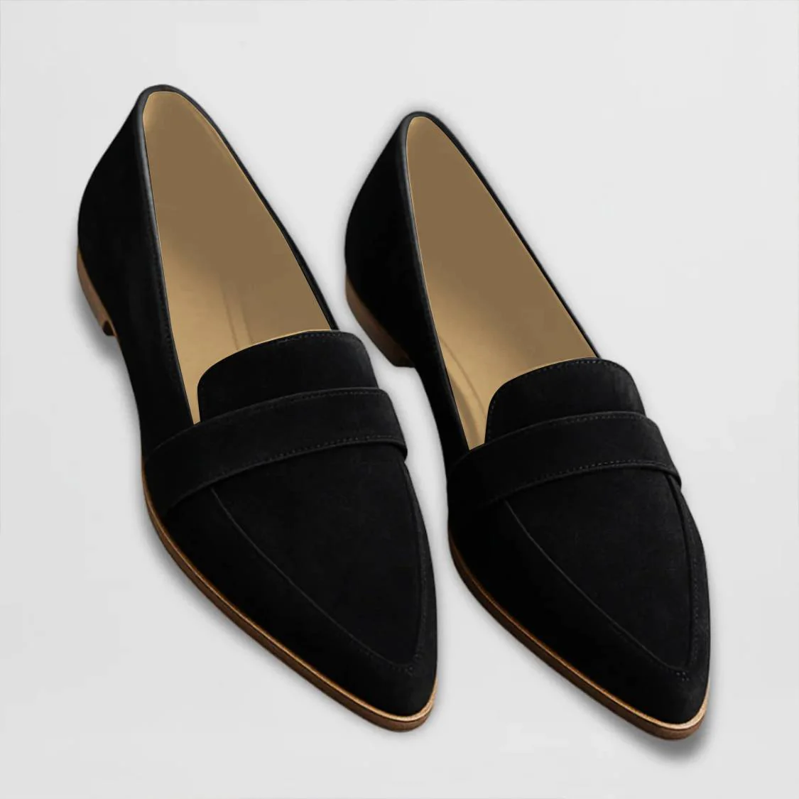 Loafers | Pointed Toe Slip On Flats
