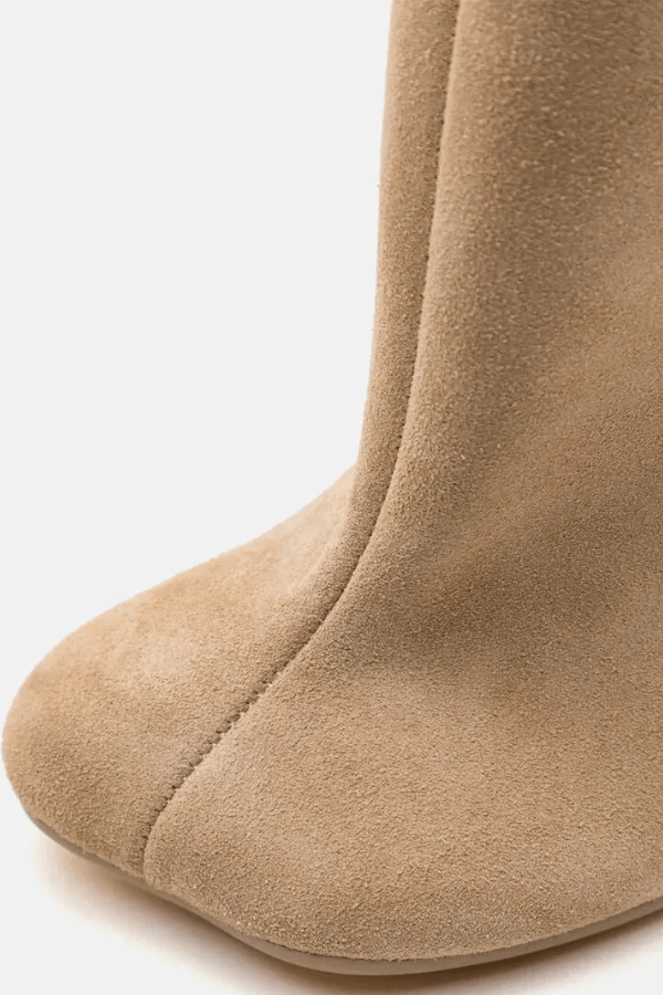 High Knee Boots | Women's Suede Stiletto
