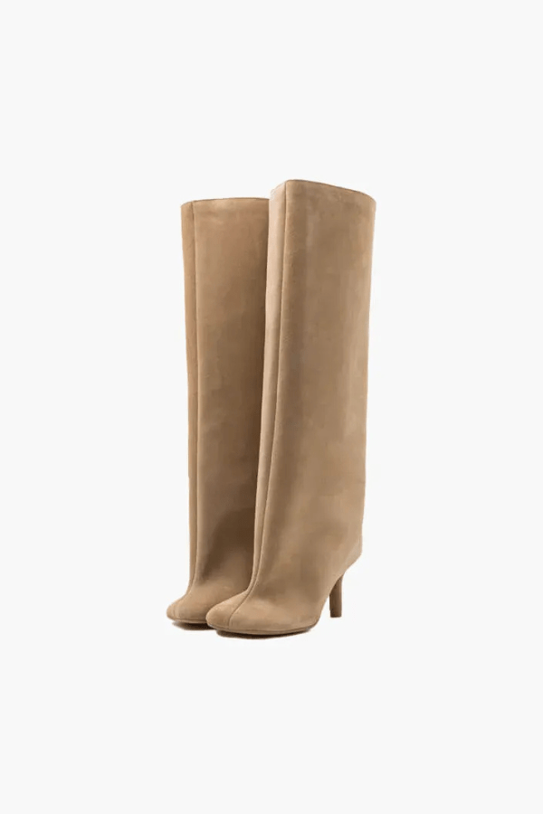 High Knee Boots | Women's Suede Stiletto