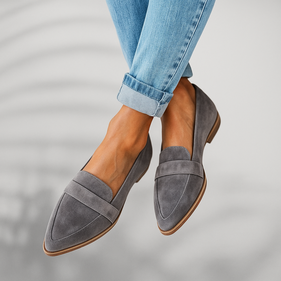 Stylish Loafers | Women's Pointed Toe Slip-On