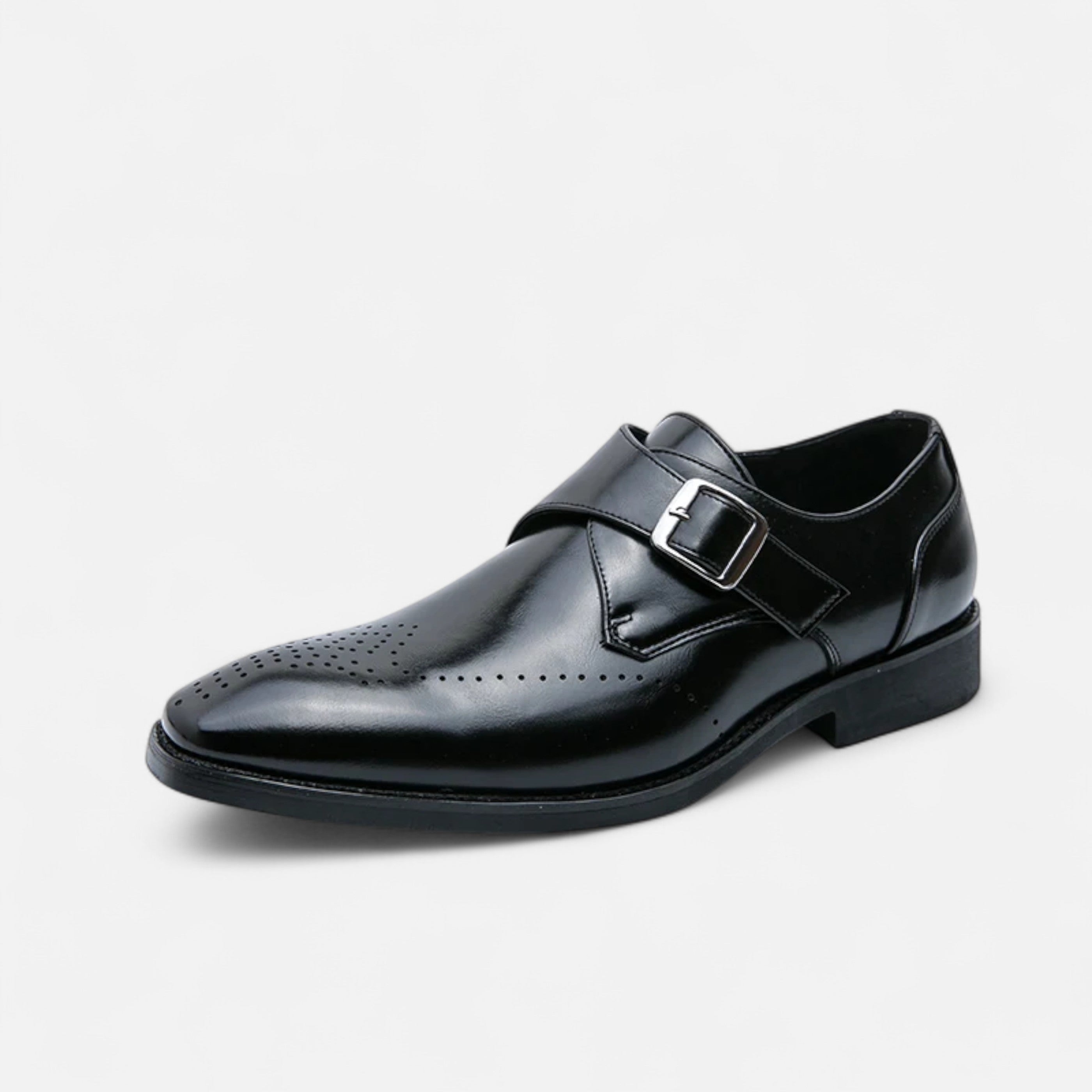 Men’s Dress Shoes | Single Monk Strap Formal Shoes For Weddings And Business