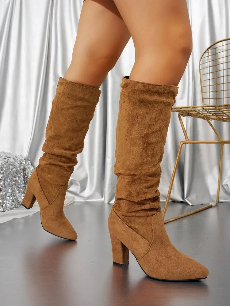 Women’s Stylish Slouchy Knee-High Boots