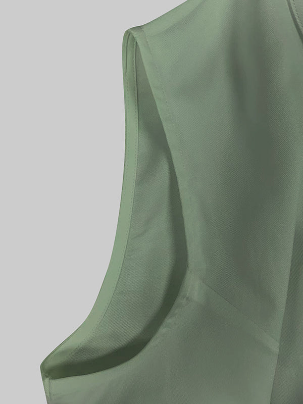 Sleeveless Zip-Front Jumpsuit for Women