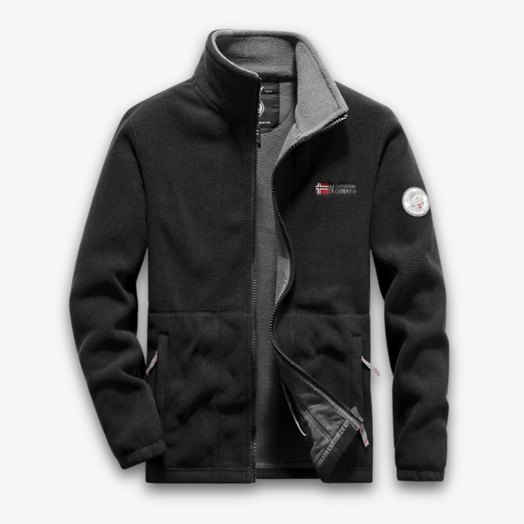 Fleece Jacket | Full Zip with High Collar