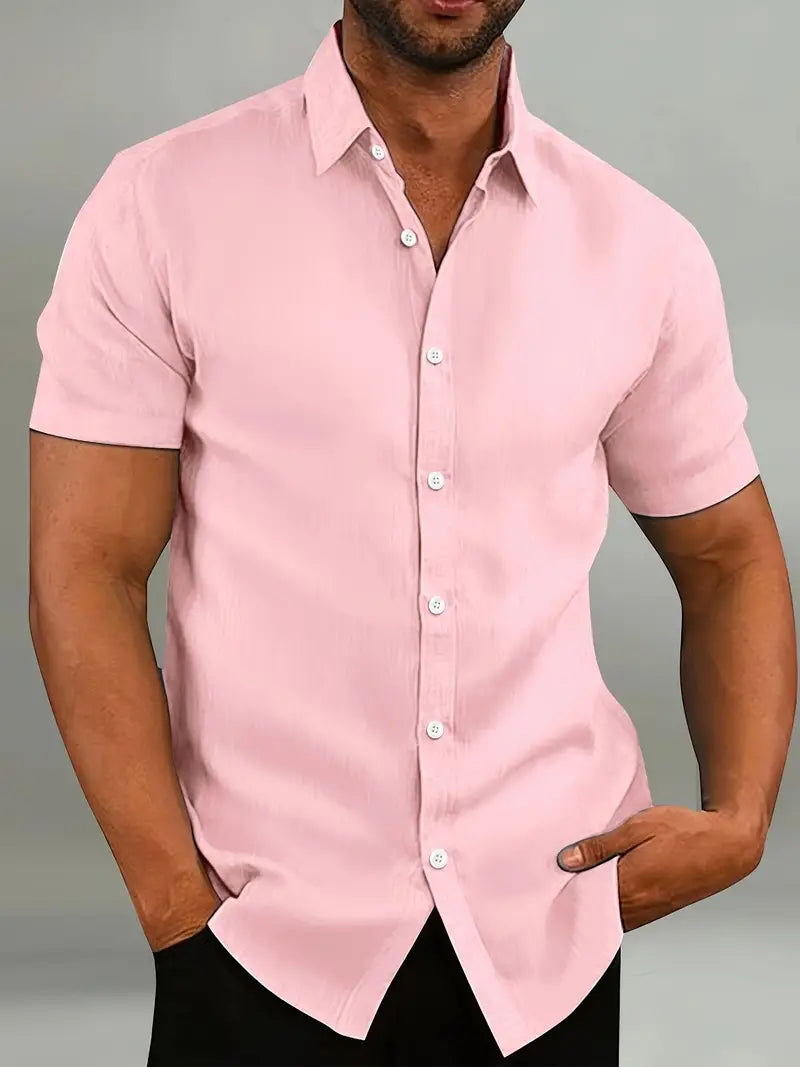 Men's Short Sleeve Casual Shirt