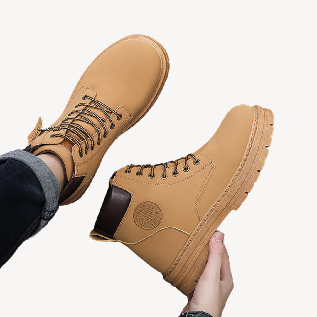 Work Boots | Ankle Height with Lace Up Street Style