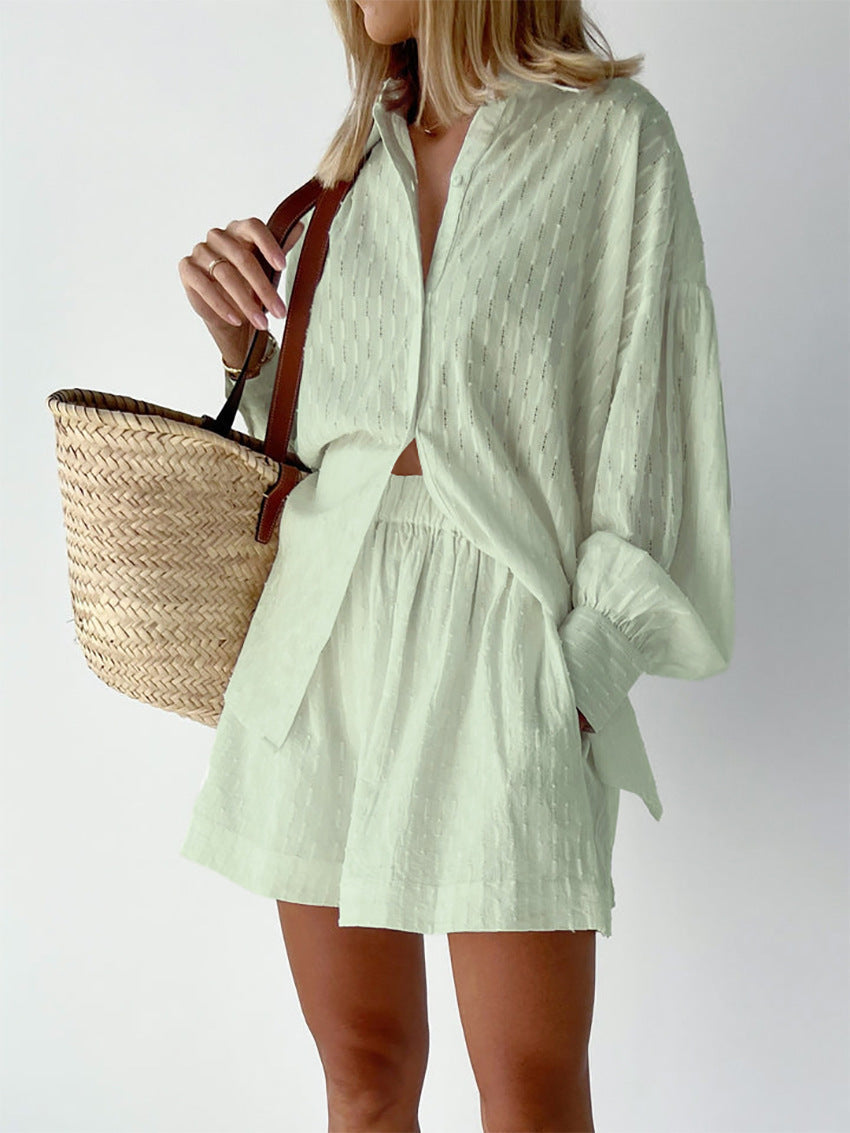 Women’s Broderie Co-Ord Shorts Set
