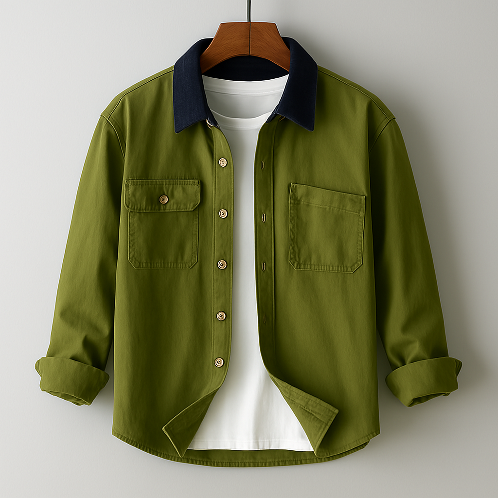 Button Down Shirt | Collared Long Sleeve