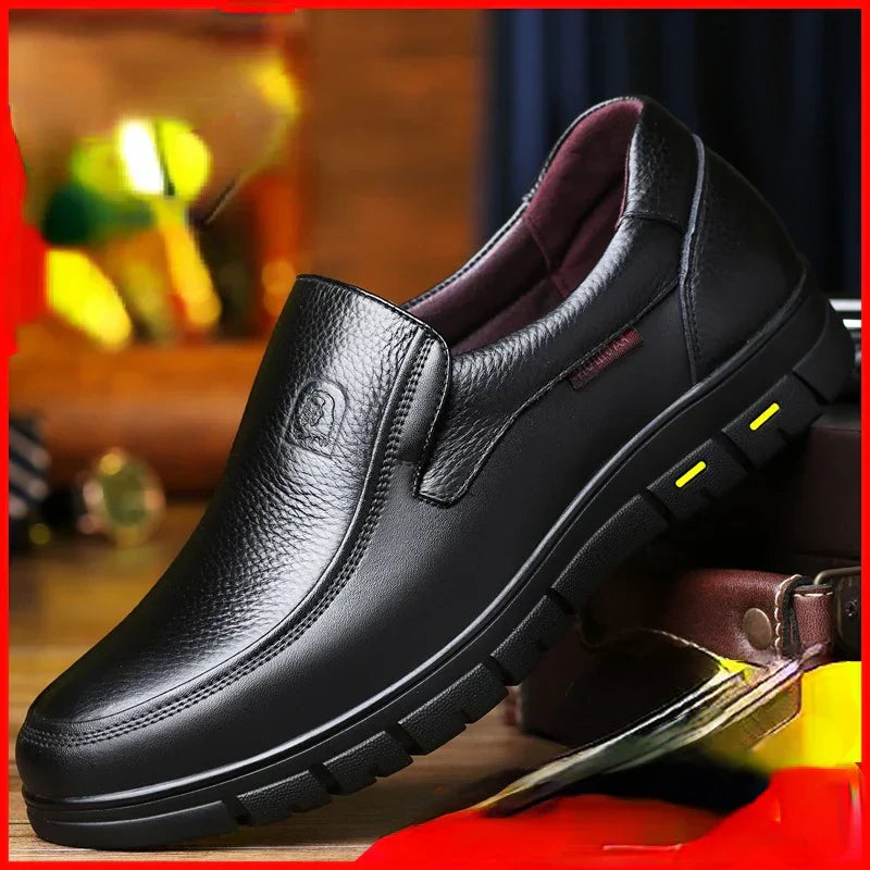 Slip On Loafers | Rounded Toe with Thick Sole Design
