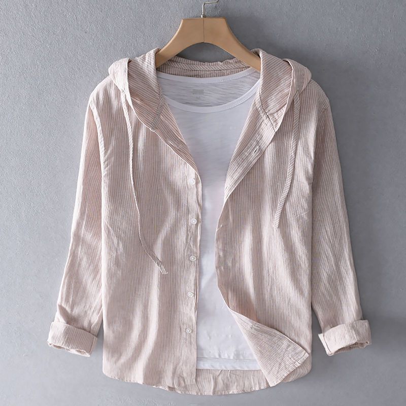 Men’s Hooded Long Sleeve Shirt