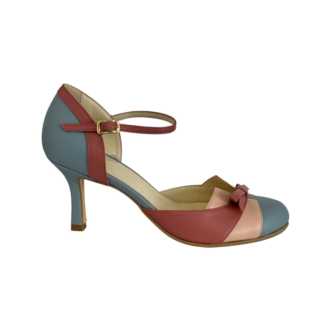 Women's Orthopedic Court Shoes with Ankle Strap
