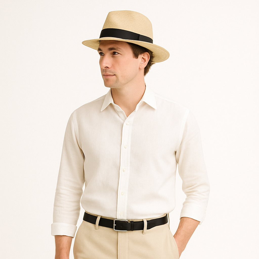 Men’s Panama Wide Brim Hat