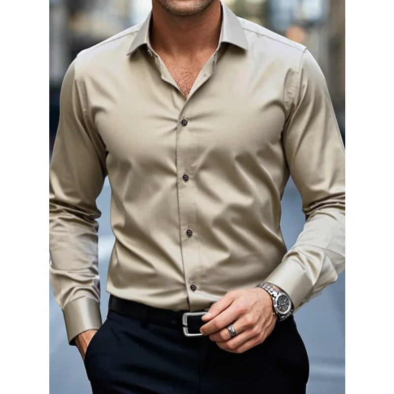 Men’s Slim Fit Long Sleeve Shirt