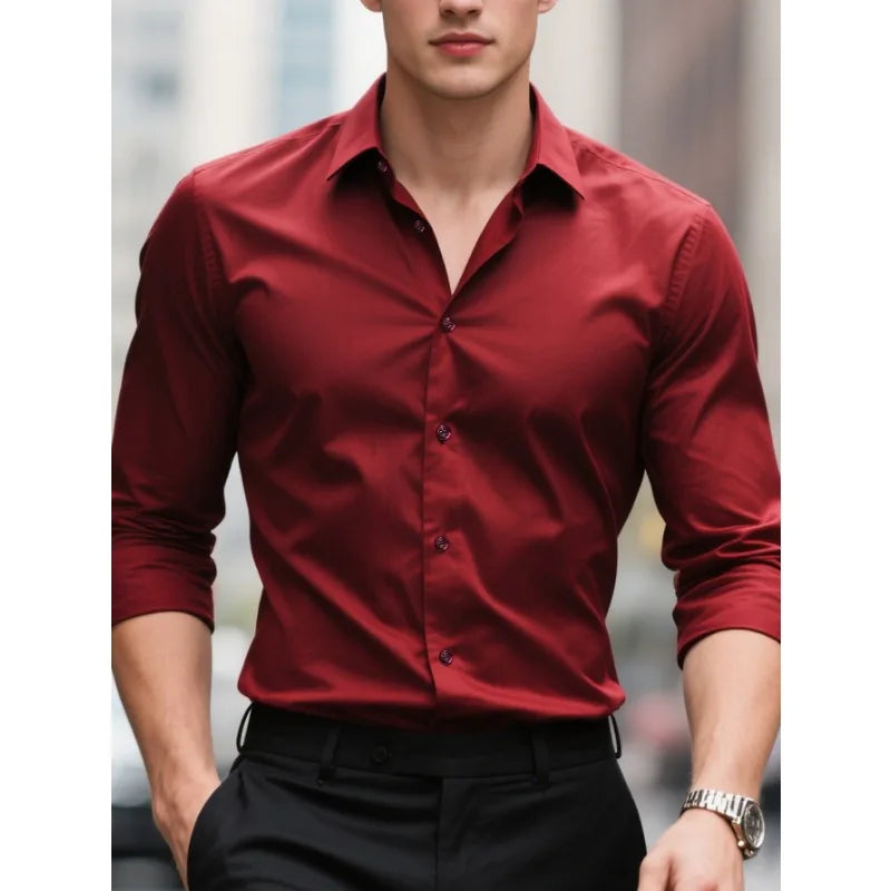 Men’s Slim Fit Long Sleeve Shirt