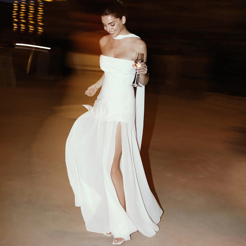 Women's Summer Strapless Maxi Dress