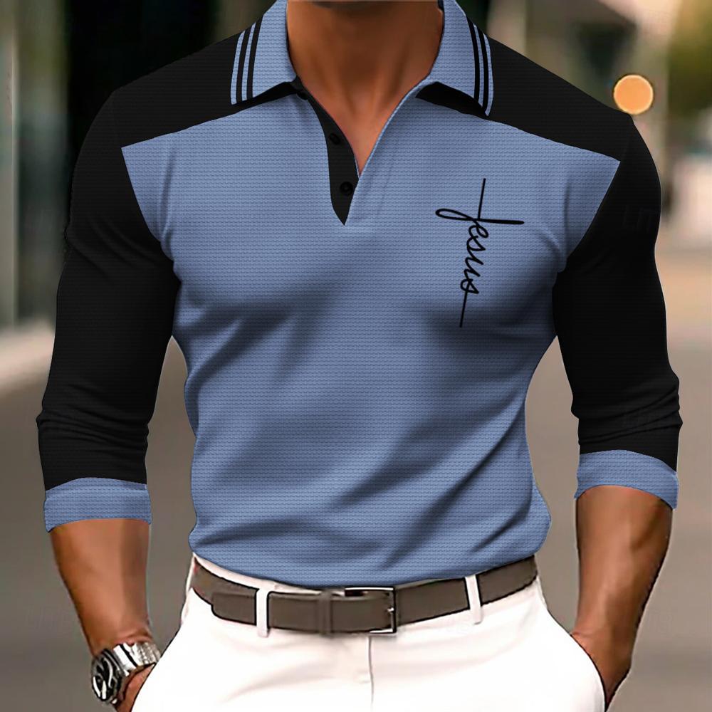 Long Sleeve Polo Shirt | Slim Fit Party Style
