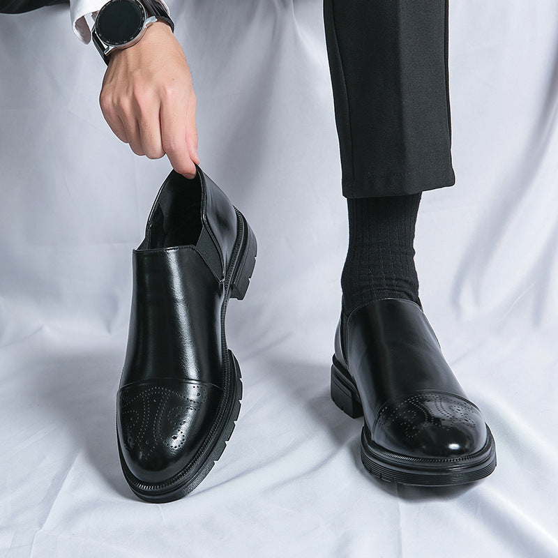 Slip On Dress Shoes | Classic Formal Cap Toe Design