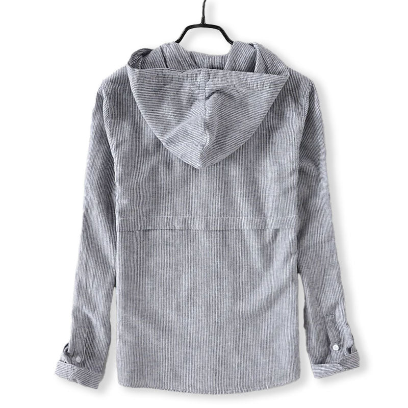 Men’s Hooded Long Sleeve Shirt