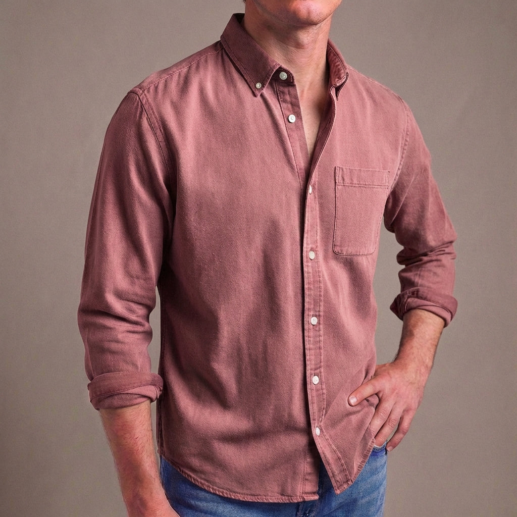 Long Sleeve Shirt | Men's Chest Pocket