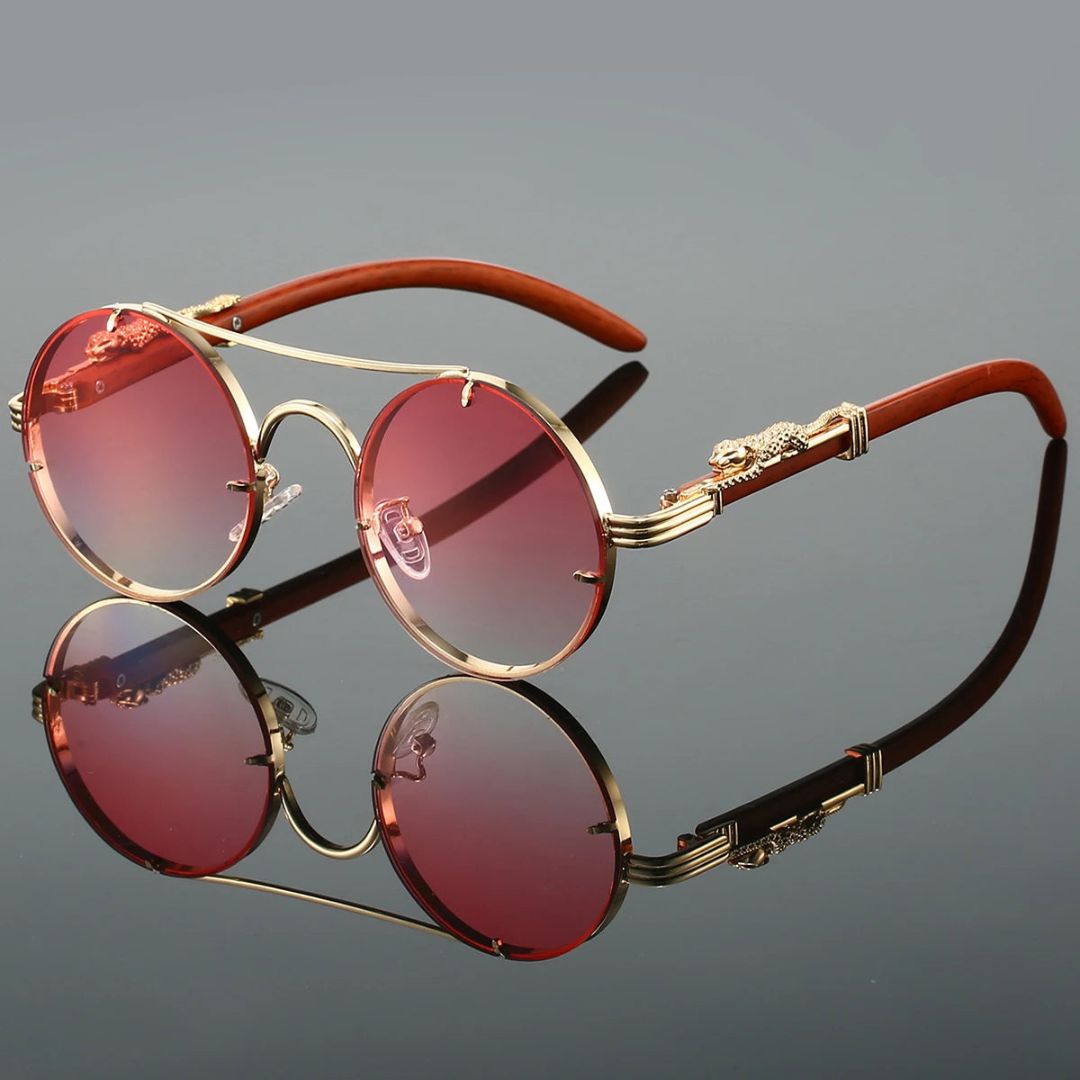 Round Metal Frame Sunglasses