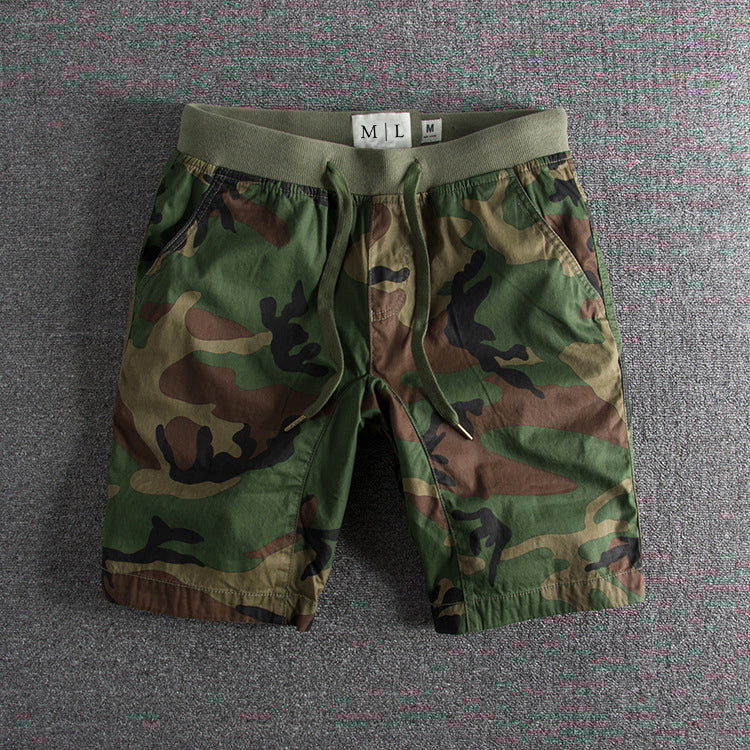 Camouflage Shorts | Drawstring Waist
