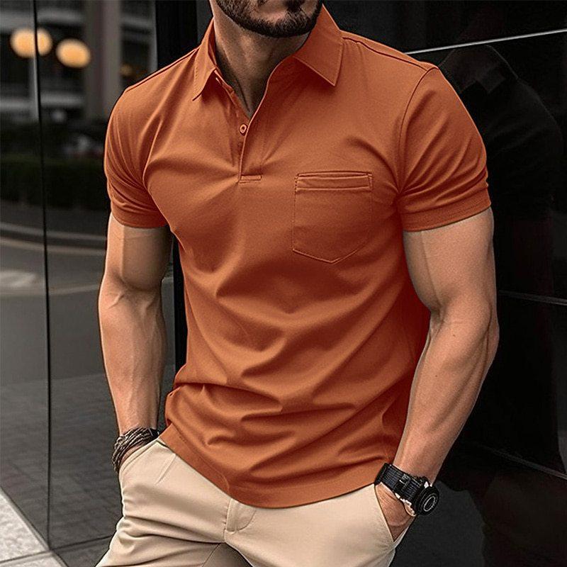 Men's Tight Collared Polo Shirt