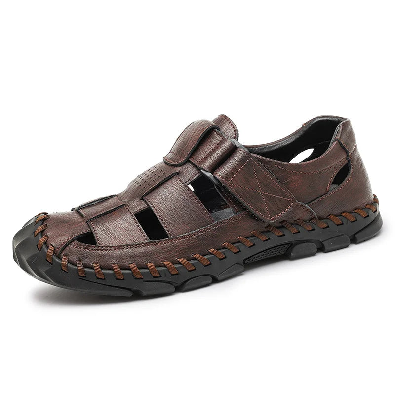 Men’s Orthopedic Leather Fisherman Sandals
