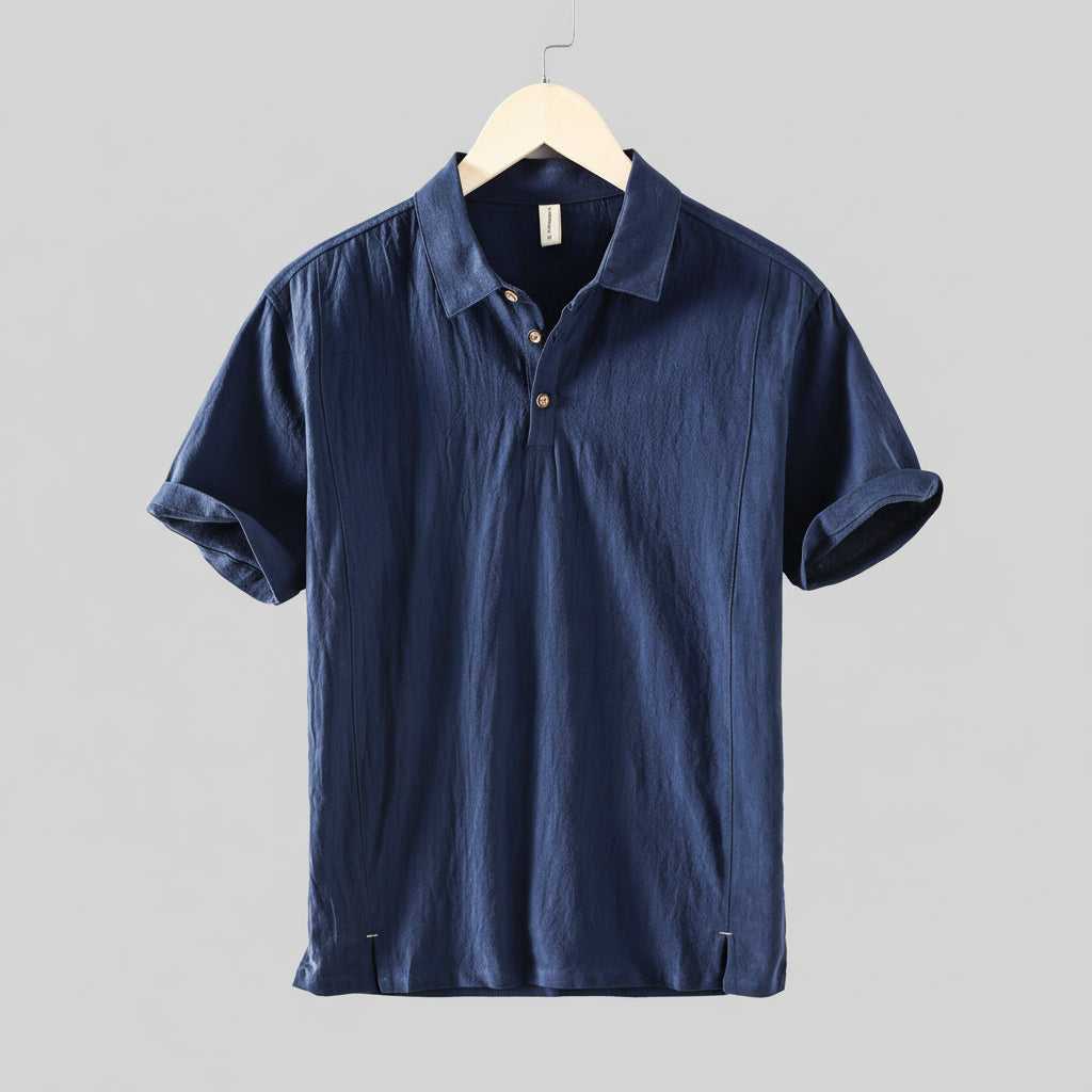 Casual Short Sleeve Pull-On Polo Shirt