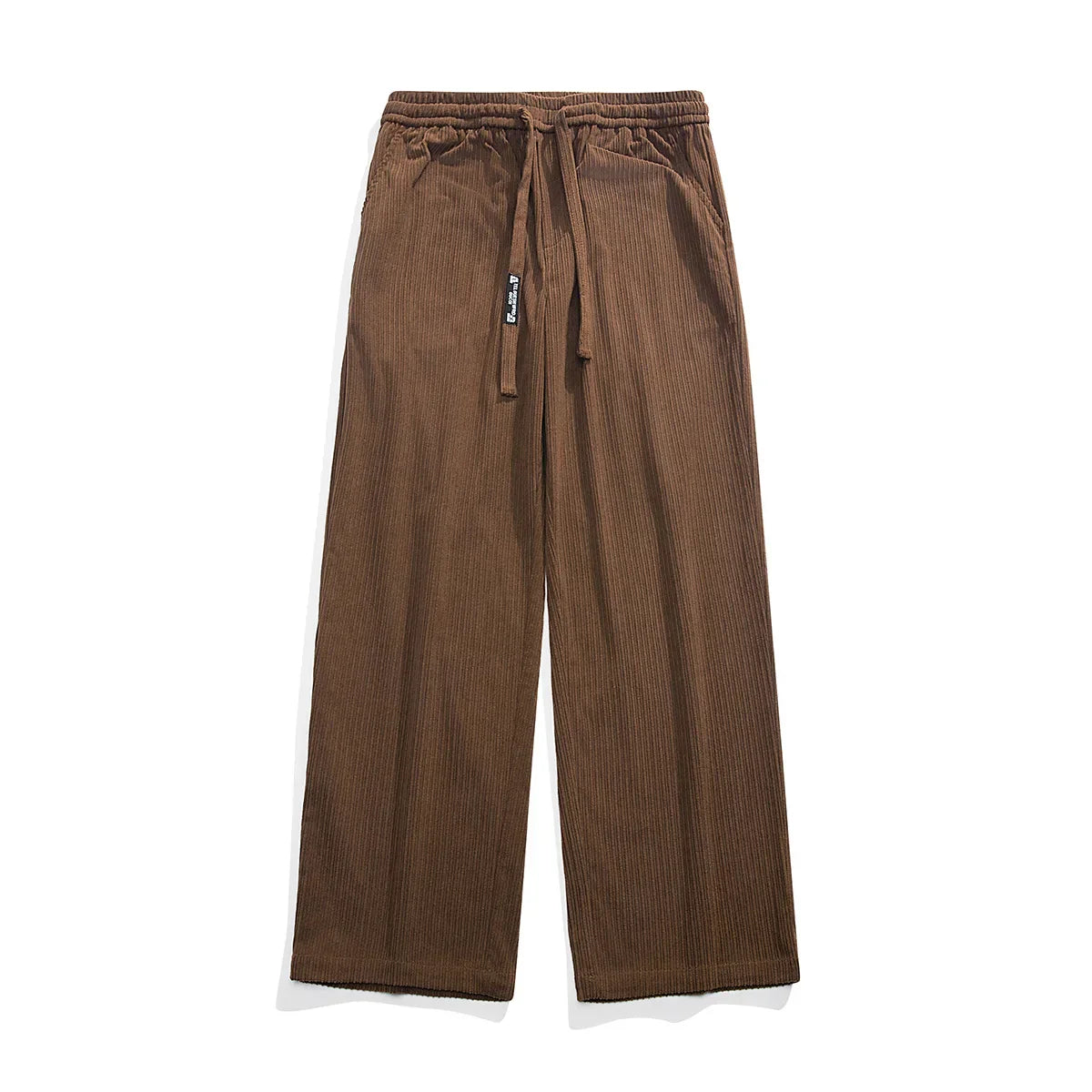 Corduroy Sweatpants Baggy Drawstring