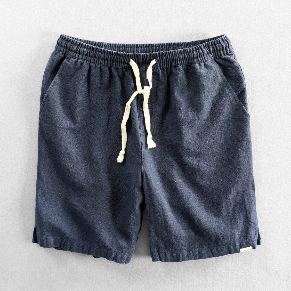 Linen Shorts | Drawstring Elastic Waist