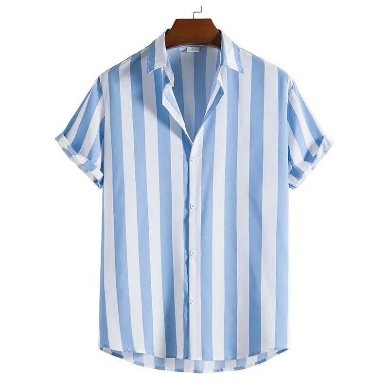 Men’s Classic Striped Short Sleeve Shirt