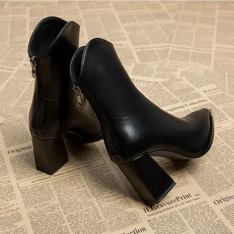 Chelsea Leather Boots | Chrome Tip