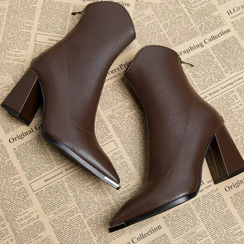 Chelsea Leather Boots | Chrome Tip