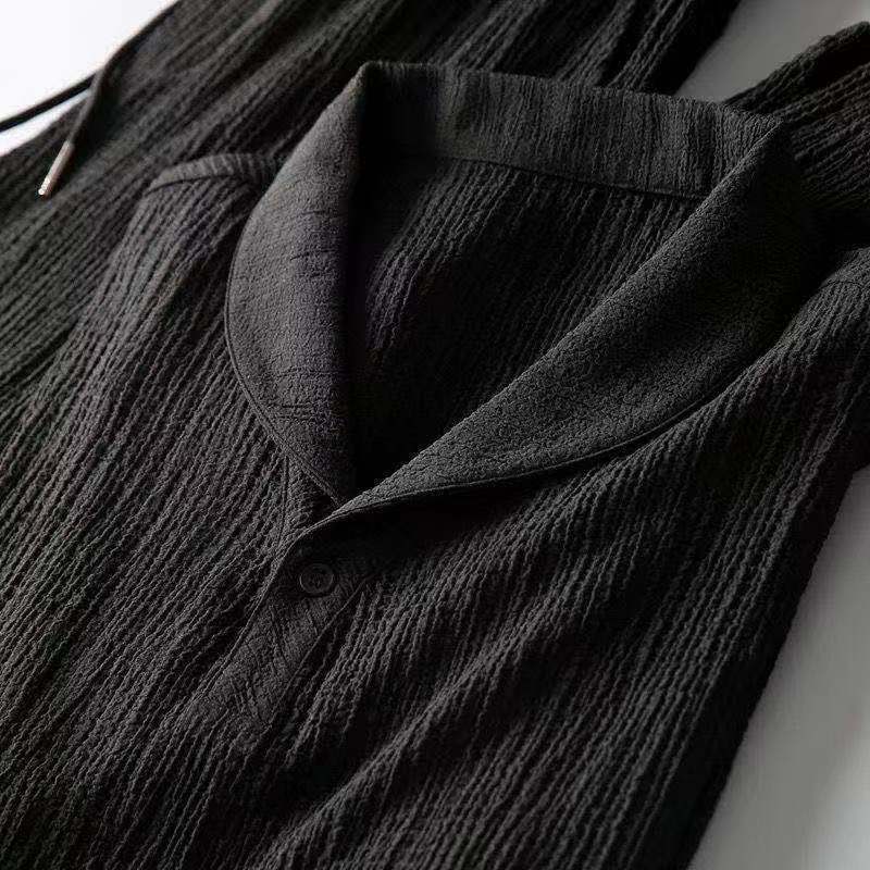 Men’s Elegant Shawl Collar Two-Piece Set