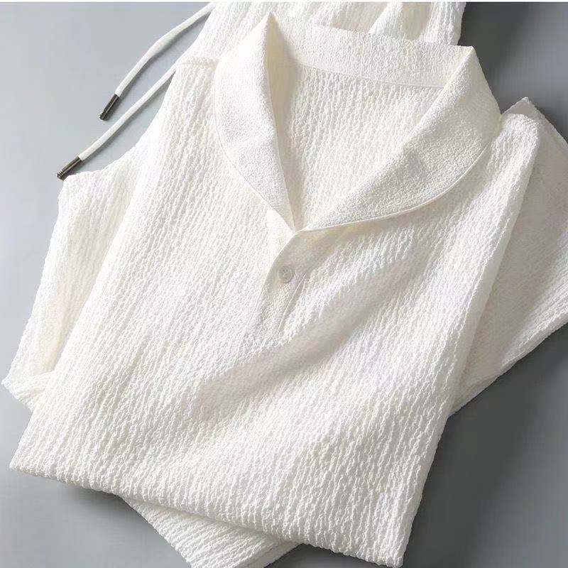 Men’s Elegant Shawl Collar Two-Piece Set