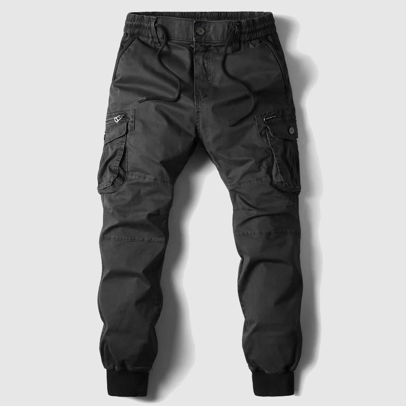 Men's Drawstring Cuffed Cargo Joggers