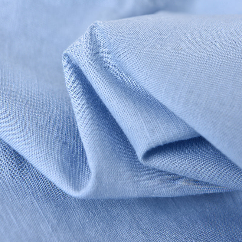 Linen Trucker Shirt for Men