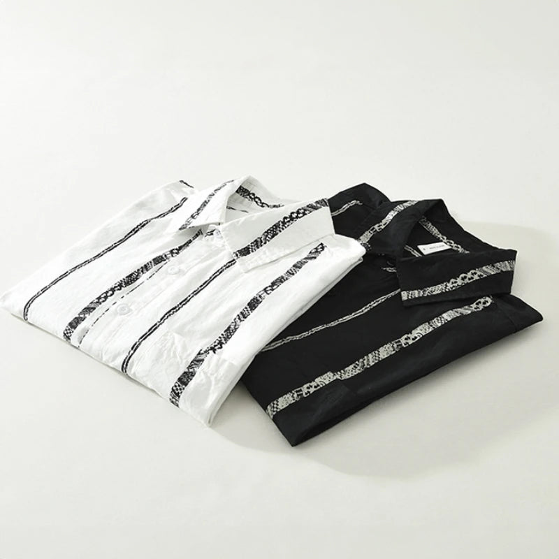 Classic Men’s Short Sleeve Button-Up Shirt