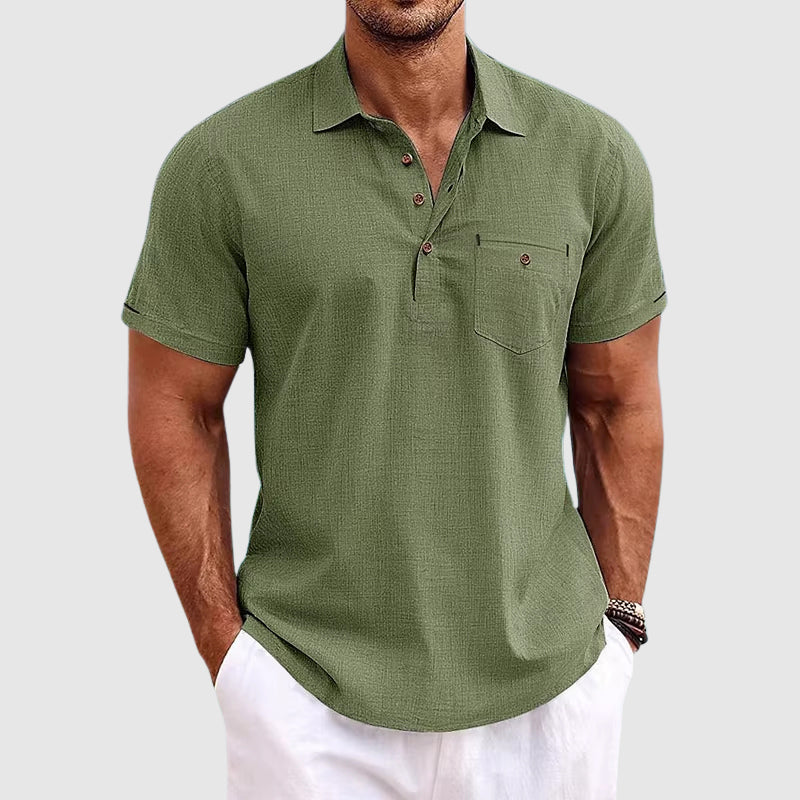 The Côte | Men's Short Sleeve Linen Shirt