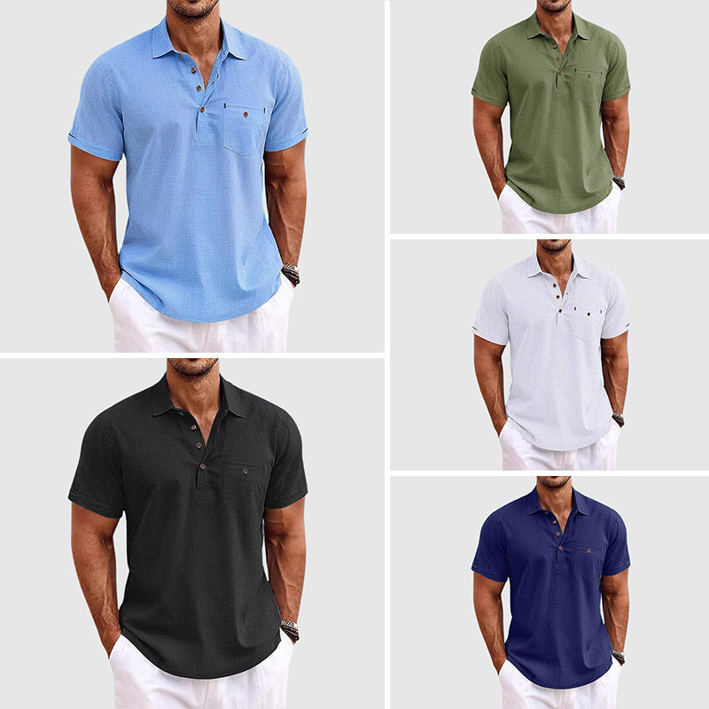 The Côte | Men's Short Sleeve Linen Shirt