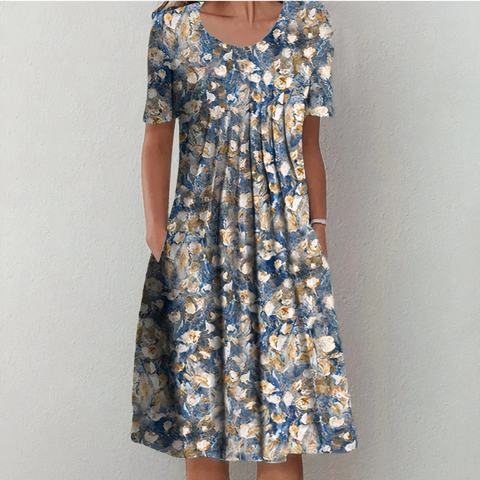 Women's Summer Floral Midi Dress
