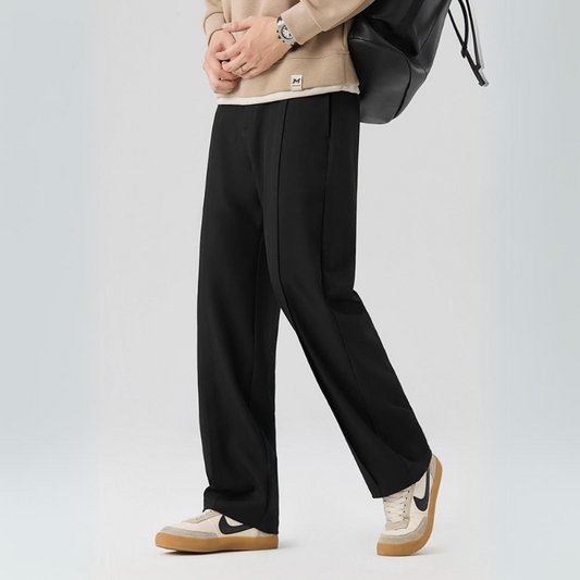 Trousers Men's Wide Leg Pleated