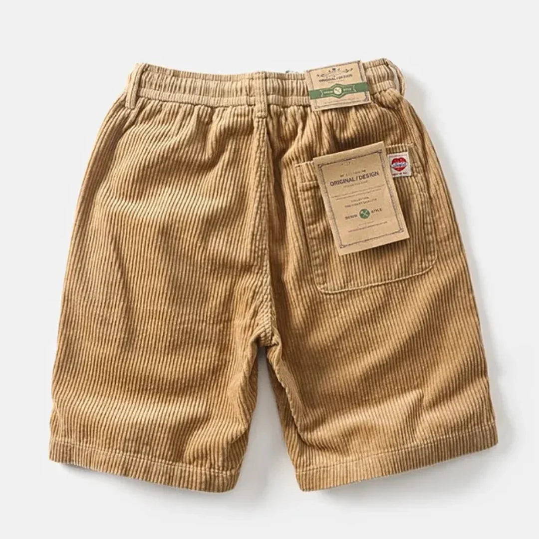 Men's Corduroy Shorts | Drawstring Waist