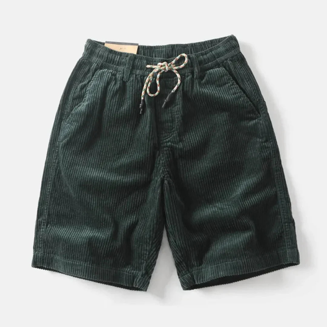 Men's Corduroy Shorts | Drawstring Waist