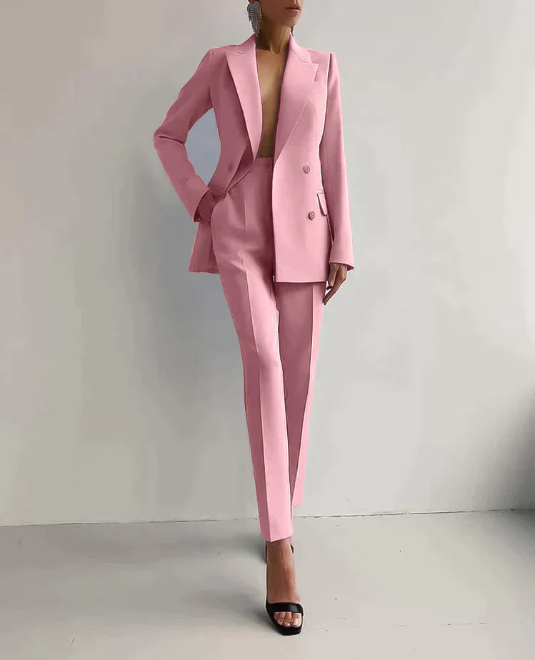 Women’s Formal Blazer and Trousers Set