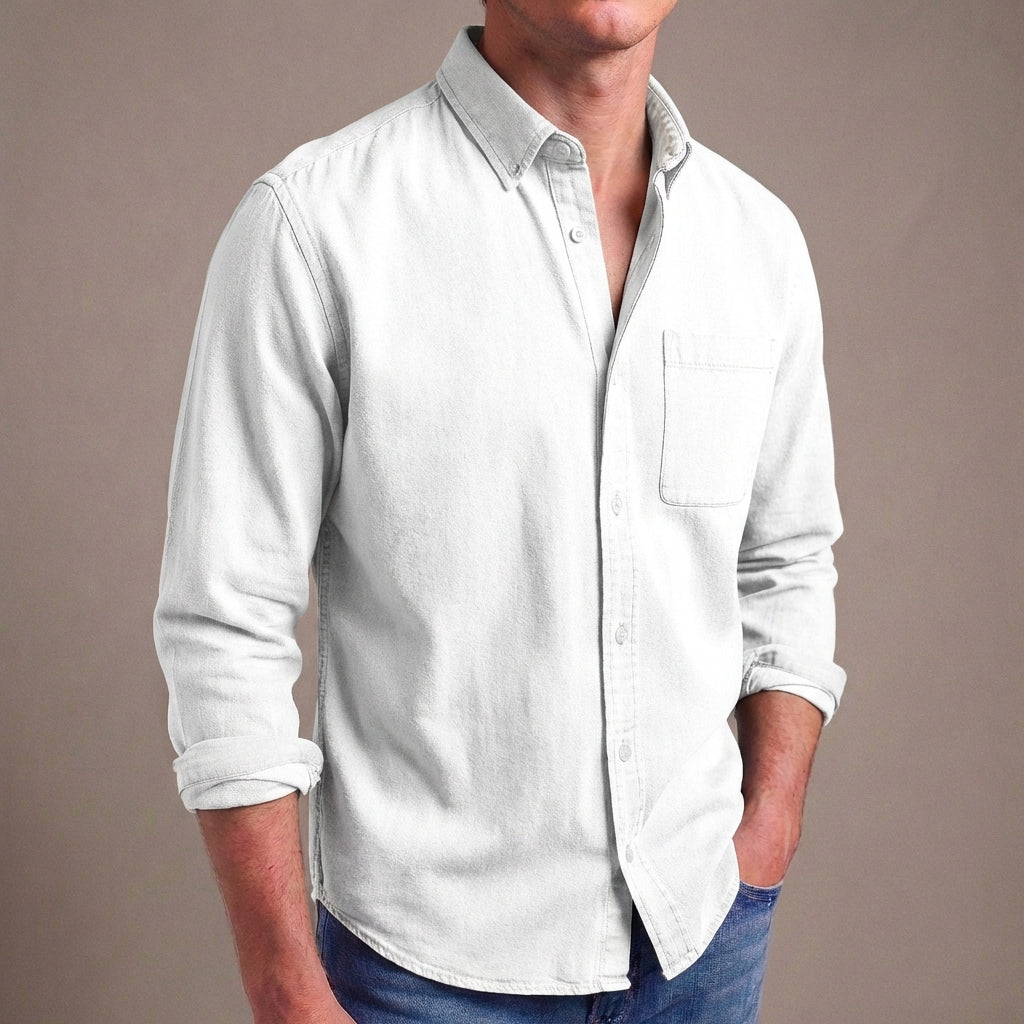 Long Sleeve Shirt | Men's Chest Pocket